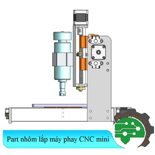 Bộ part nhôm lắp máy CNC mini