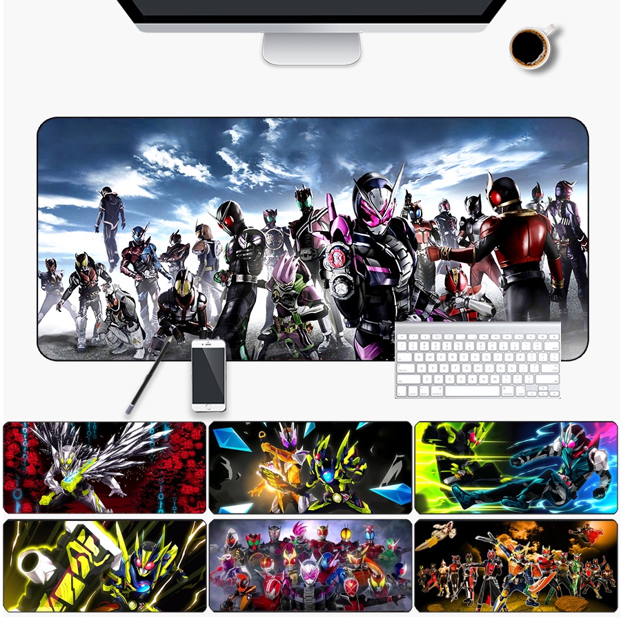 Miếng Lót Chuột Cỡ Lớn In Hình Kamen Rider Kamen Superman Shiwang Chơi Game