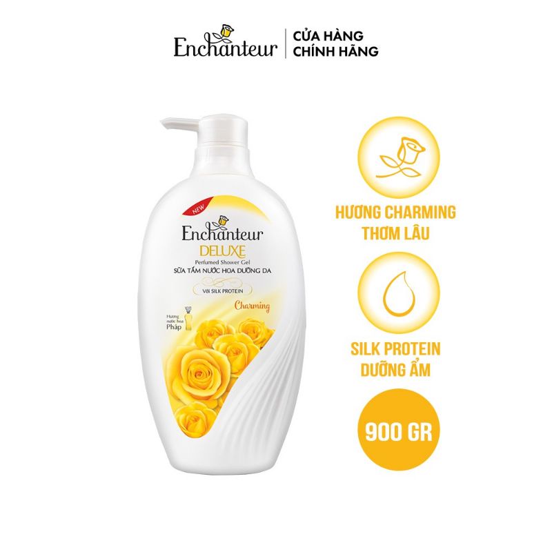 (Mẫu mới) Sữa tắm Enchanteur 900g