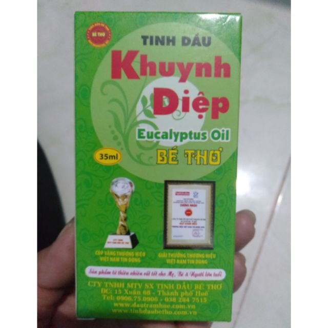 Tinh dầu Dầu khuynh diệp Bé Thơ hộp 35ml