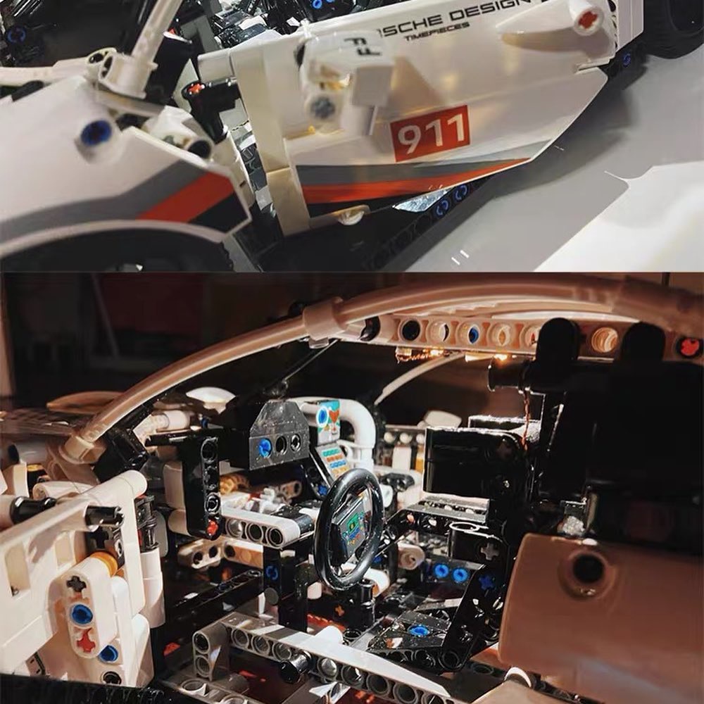 Đồ chơi xếp hình Porsche 911 RSR| Đồ chơi láp ráp siêu xe của nhà Posche