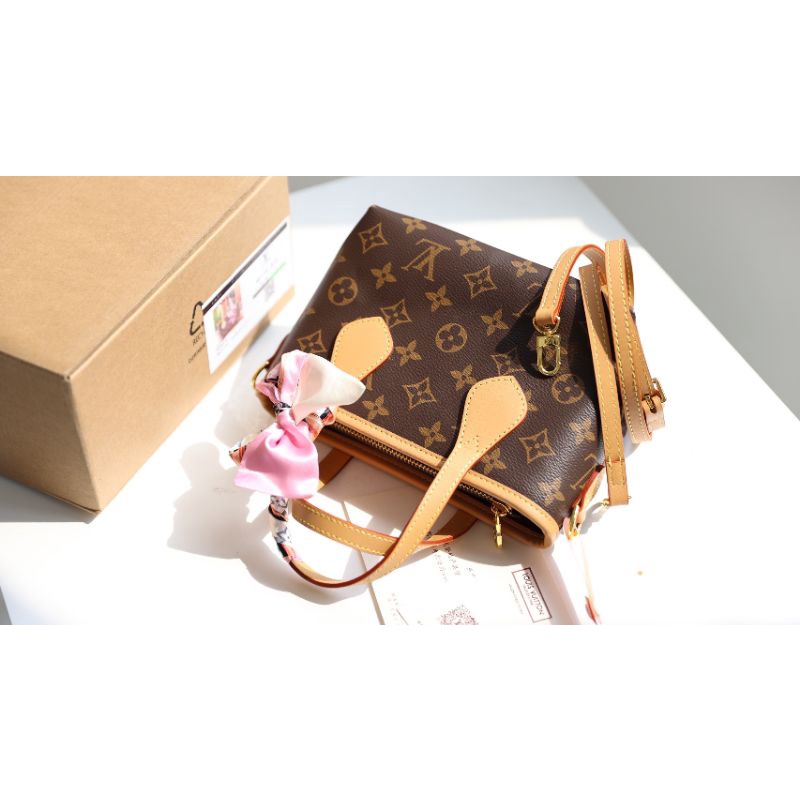 Túi xách nữ LV NVF mini họa tiết truyền thống sz18x13cm tặng lụa xinh dã man