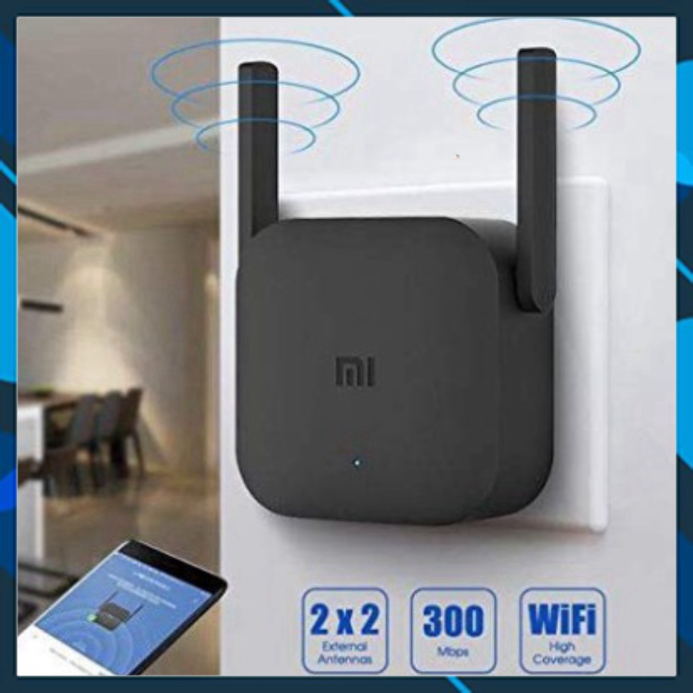 SALE KỊCH SÀN [SÓNG SIÊU KHOẺ] Kích sóng Wifi Xiaomi Mi 2 Râu Repeater Pro – HÀNG CHÍNH HÃNG GIÁ TỐT NHẤT