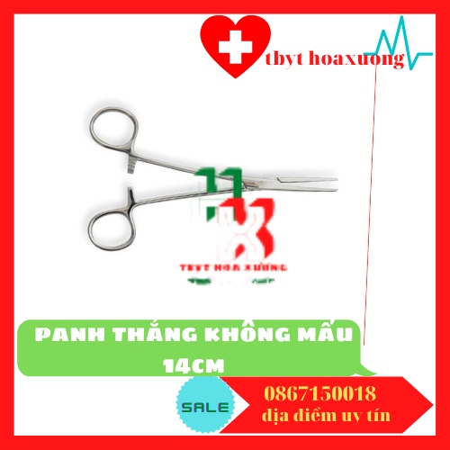 Panh Y Tế - Panh Thẳng , Cong Không mấu 12cm - Chính Hãng PAKISTAN