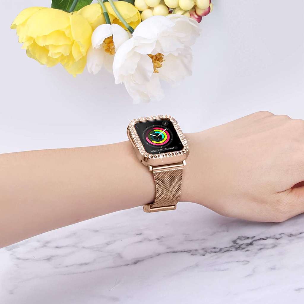 Dây Đeo Đồng Hồ Thay Thế Bằng Kim Loại Cho iWatch series ultra 8 / 7 / 6 / 5 / 4 / 3 SE 49MM 45MM 44MM 42MM 41MM 40MM 38MM
