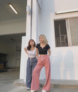 (có bán sỉ,ảnh thật,hoả tốc)🍊ÁO_CROPTOP_CỔ_V🥑