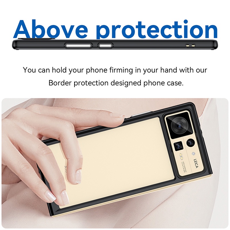Vỏ Bao Da Điện Thoại Chống Sốc Bằng Silicon Cho xiaomi mix fold 2 Ốp
