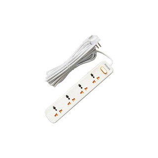 Ổ Cắm Điện 4 Lỗ 3 Chấu 5m Philips SPN1248WC/74