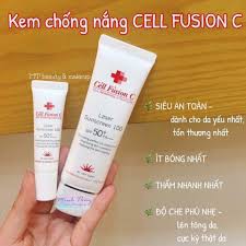 ( Xanh - Đỏ - Hồng) Kem chống nắng Cell Fusion C Laser Suncreen 100 / Toning Suncream 100 Spf 50+++