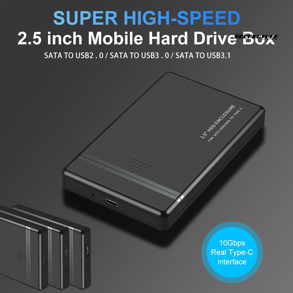 Hộp Đựng Ổ Cứng Usb 2.0 / 3.0 / 3.1 2.5inch Sata Hdd