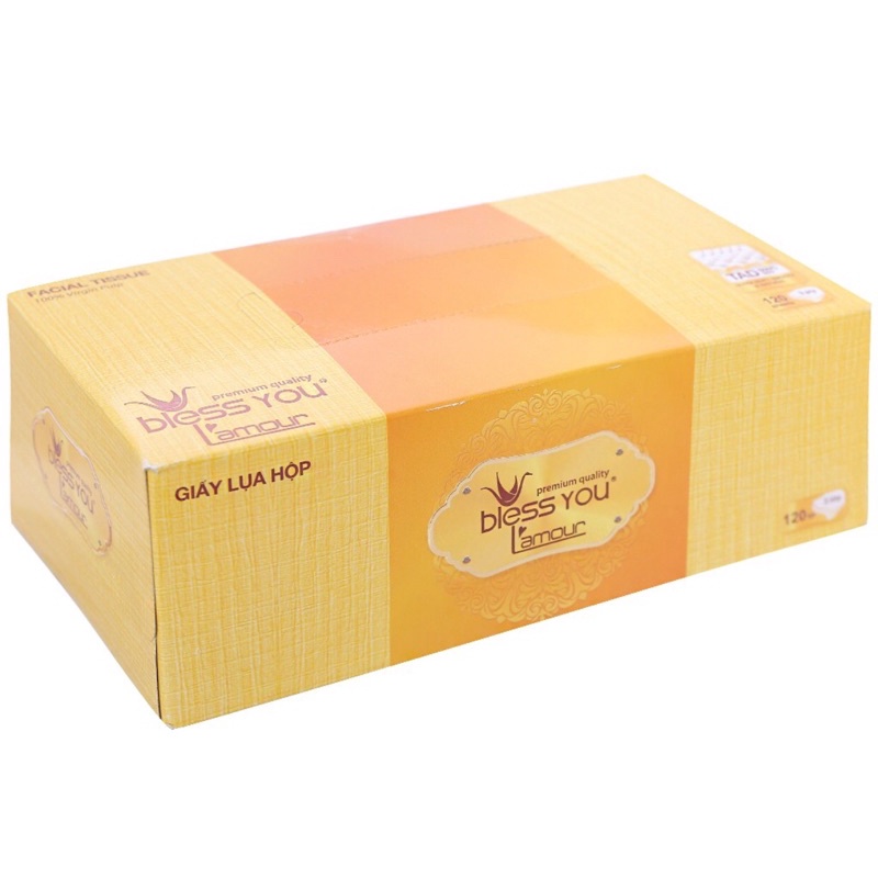 Khăn giấy lụa Bless you Lamua 120 tờ