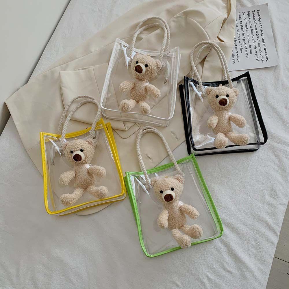 Túi Đựng Mỹ Phẩm Bằng PVC Trong Suốt Họa Tiết Lấp Lánh Có Khóa Kéo Cho Nữ