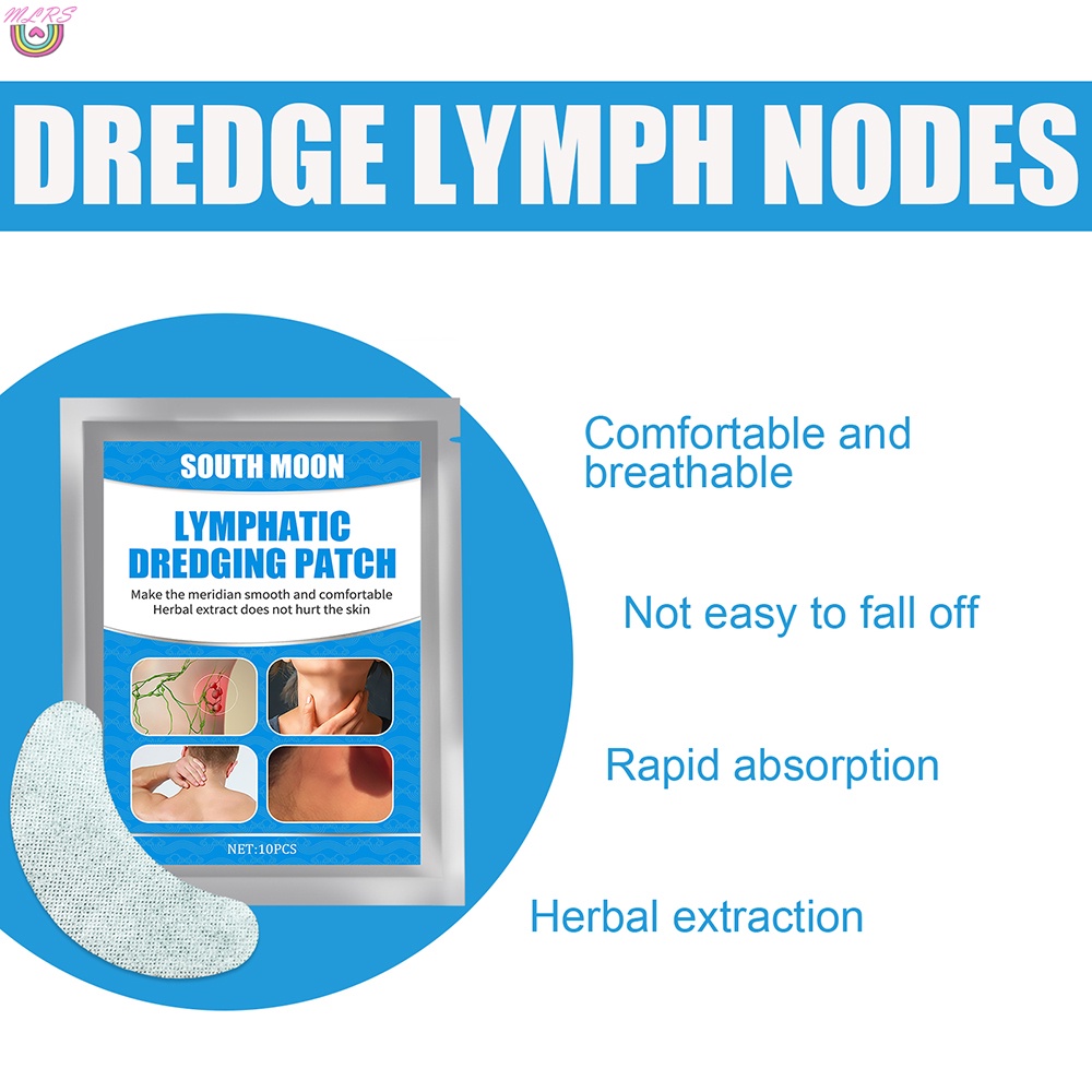 Bộ 10 Miếng Dán Thảo Dược Lymph Chăm Sóc Sức Khỏe Làm Săn Chắc Vùng Da Dưới Cánh Tay/Thắt Lưng/Ngực | BigBuy360 - bigbuy360.vn