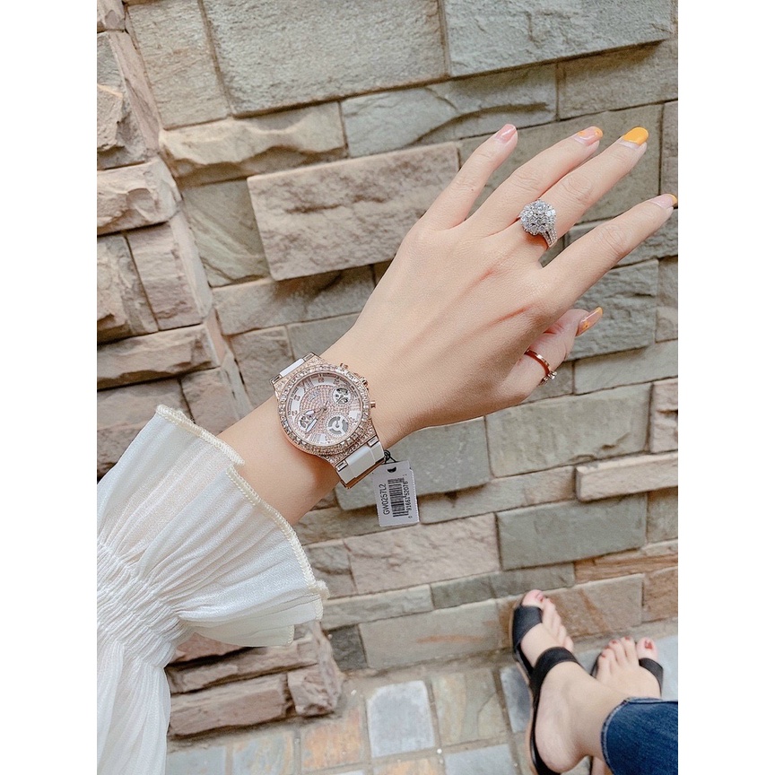 Đồng Hồ Nữ guess gw0257l2 gw0257l3 , Dây Cao Su , Size 36mm