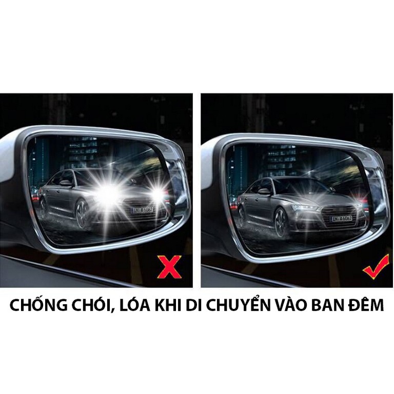 Miếng dán chống mờ gương ô tô (Loại 1)