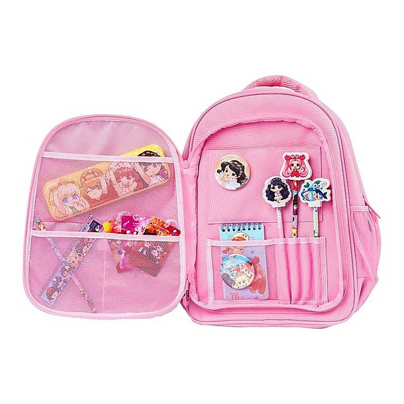 Balo Bé Gái Chống Gù Lớp Học Mật Ngữ - HooHooHaHa - My Closet Shiny Pink - Màu Hồng