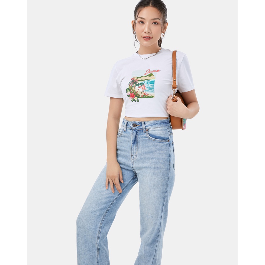 Quần dài Nữ Thời Trang JUNO Straight Leg Jeans JNQDA023