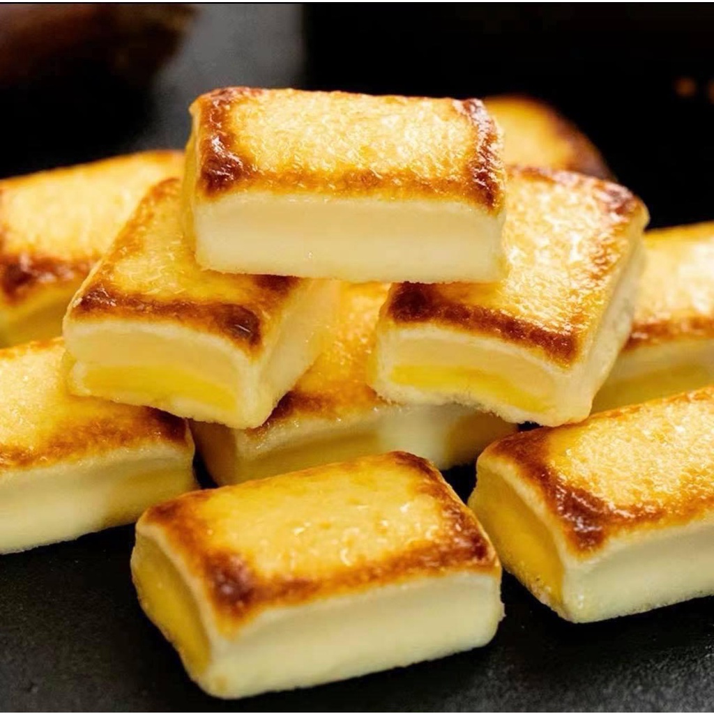 Bánh phô mai nướng Nhật ⚡ SIÊU NGON ⚡ Bánh phô mai nướng Cheese Bake Morinaga Nhật Bản hộp 10 viên Chuẩn nội địa