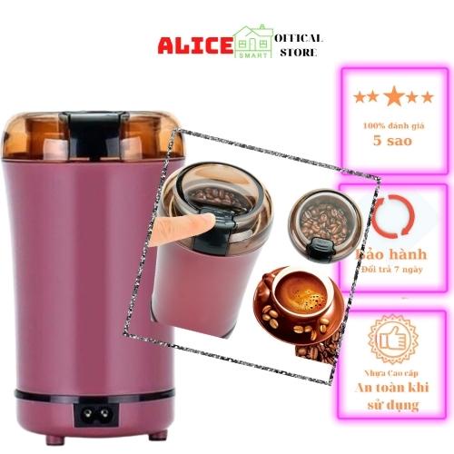 Máy Xay Tự Động Hạt Khô Cầm Tay Siêu Tốc Thông Minh Nghiền Bột Ngũ Cốc  Đa Năng 30s Nhanh Chóng- Tiện Lợi- Dễ Sử Dụng