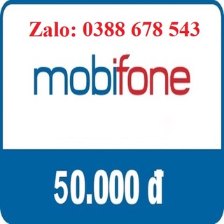 Thẻ Cào Mobifone 50K Siêu Rẻ