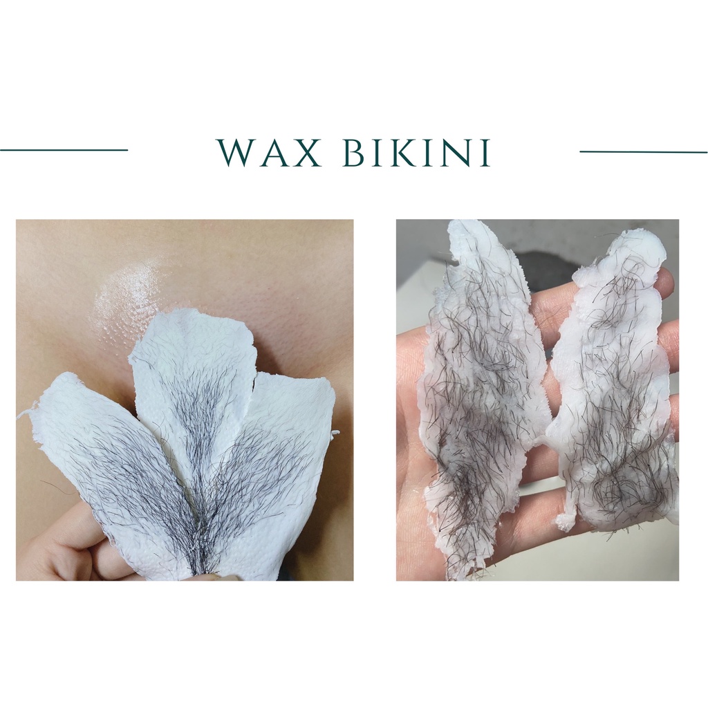 Combo triệt lông sáp wax nóng wax lông, chén silicon, mỡ trăn N'store triệt lông vĩnh viễn vùng nách, bikini, tay chân,