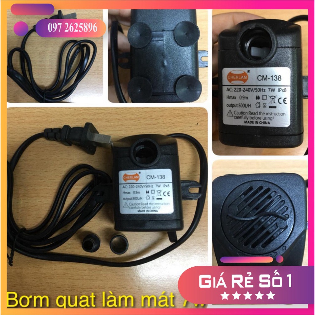 Bơm quạt làm mát 7W - GIÁ TỐT CHO THỢ