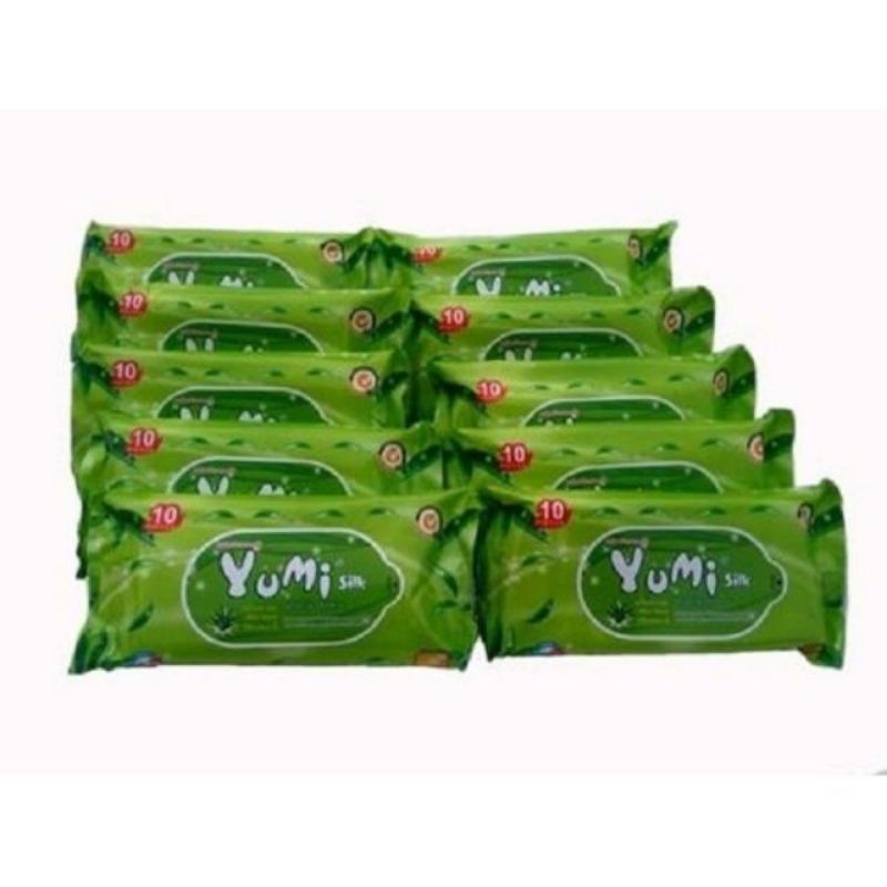 COMBO 10 GÓI KHĂN ƯỚT YUMI( 10 MIẾNG)