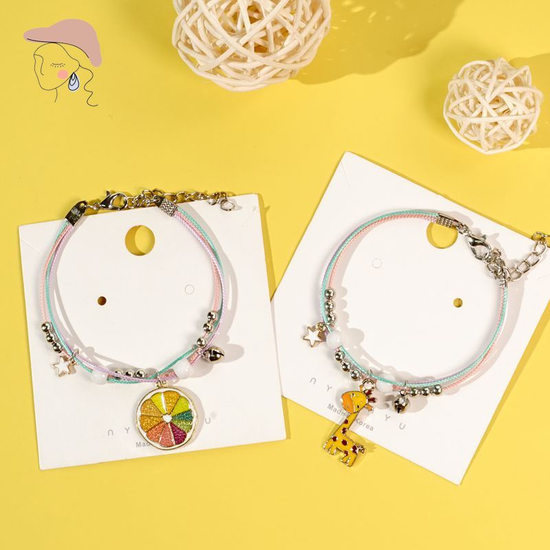 Vòng Tay Mặt Gốm Sứ Nhiều Màu Dễ Thương Thời Trang Hàn Quốc