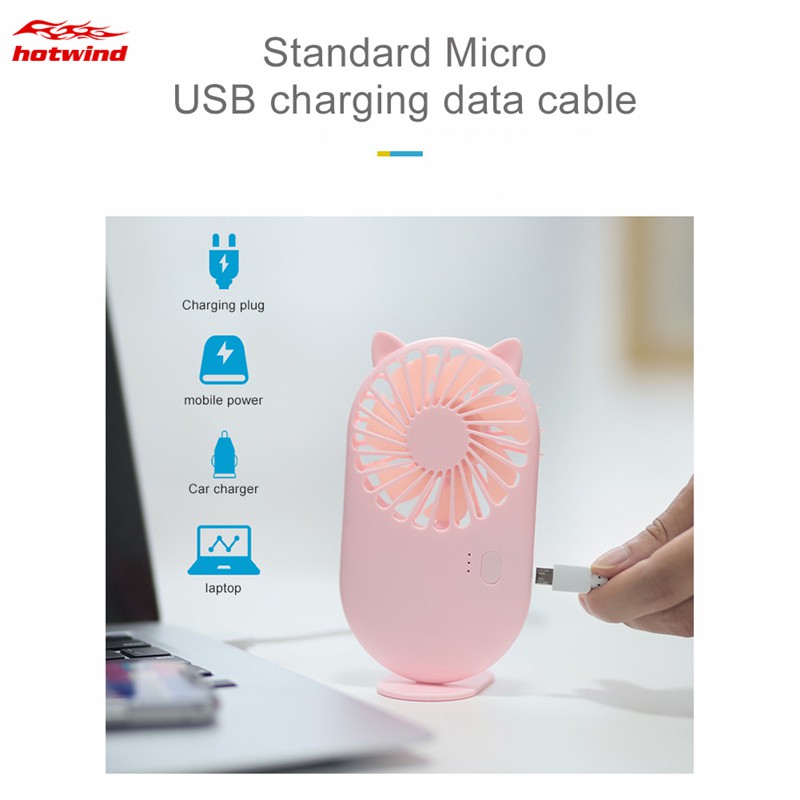 Quạt mini sạc usb 3 Chế Độ