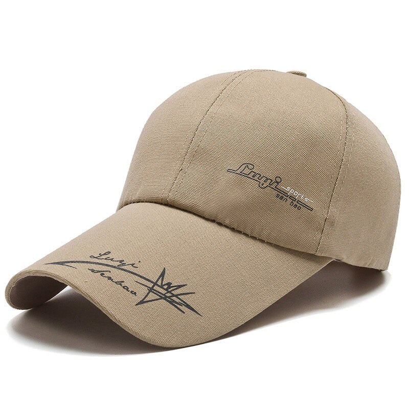 Mũ Lưỡi Trai Thể Thao Chống Nắng In Chữ Có Thể Điều Chỉnh Cho Nam