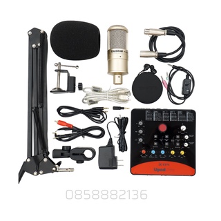 Bộ MICRO livestream Icon Upod Pro Micro và mic thu âm Takstar PC-K200,kèm phụ kiện chân kẹp tai nghe