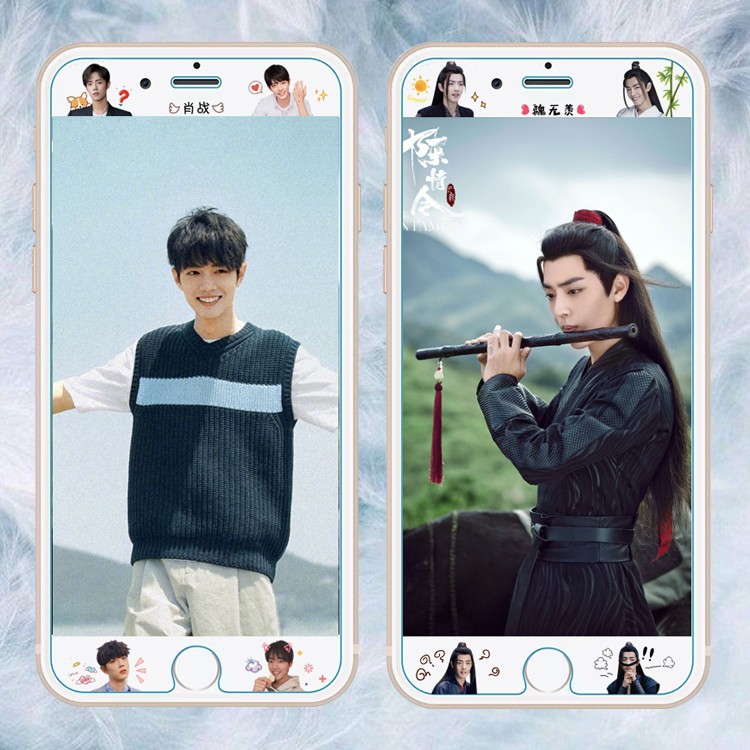 [ORD 15-30 NGÀY] Kính cường lực điện thoại hình Tiêu Chiến - Vương Nhất Bác