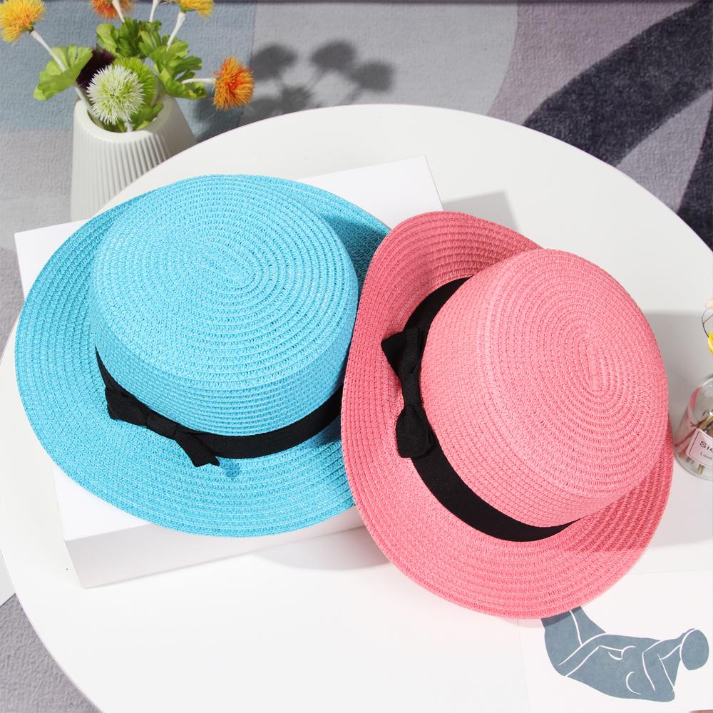 Nón Rộng Vành Phối Nơ Thời Trang Đi Biển Mùa Hè