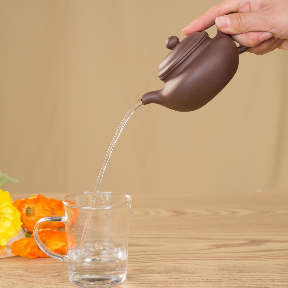 Ấm Tử Sa Nghi Hưng Phỏng Cổ 210 ml (Tử Nê, Lọc Tổ Ong)
