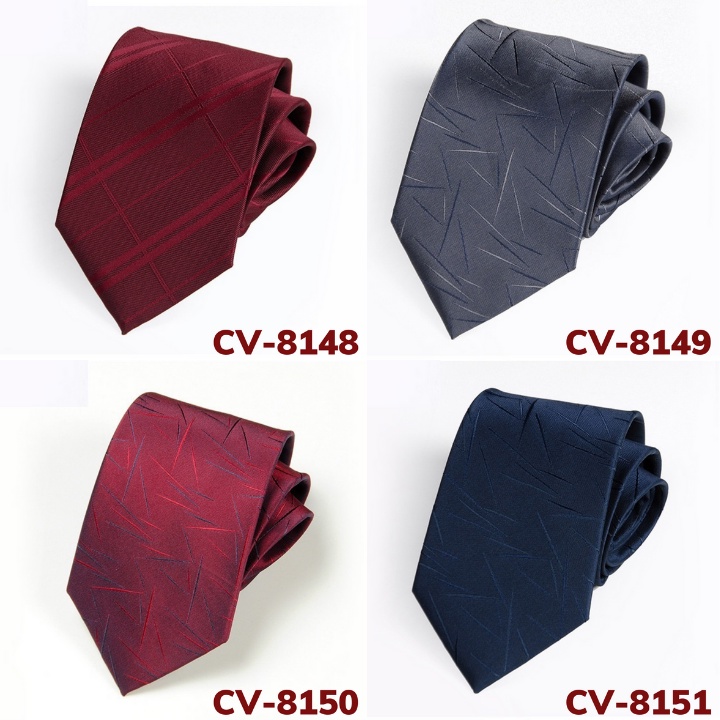 Cà vạt Nam cao cấp bản to 8cm phù hợp đám cưới, công sở, dự tiệc, cravat thời trang nam