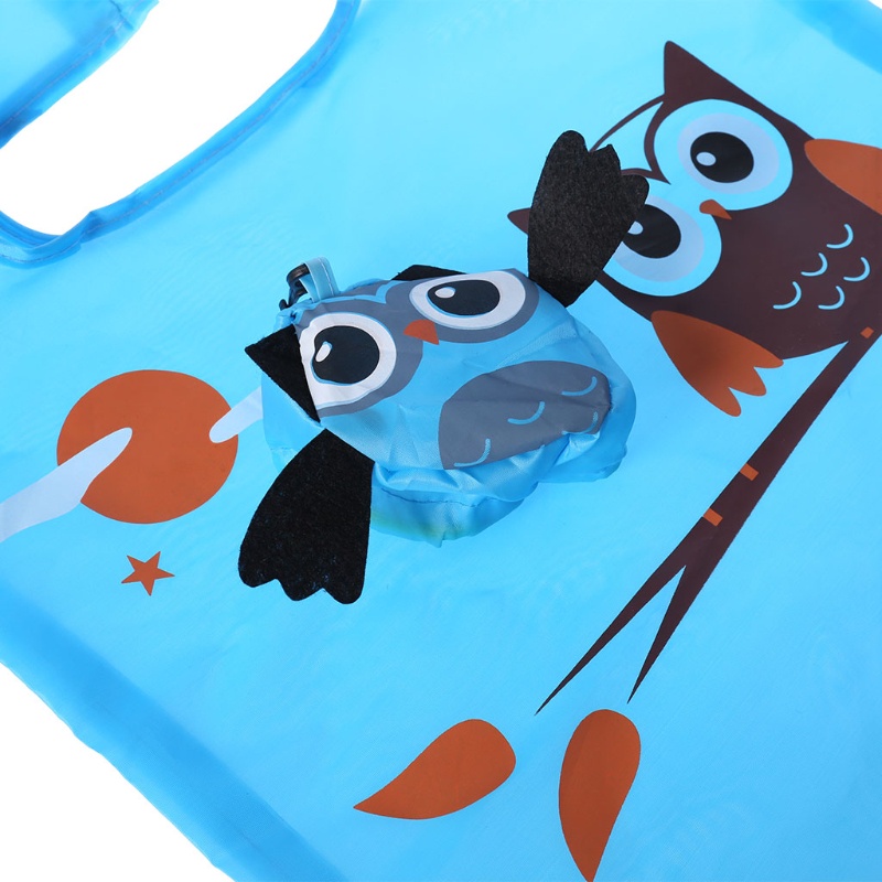 Túi Xách Mua Sắm Hình Cú Mèo Dễ Thương Có Thể Tái Sử Dụng