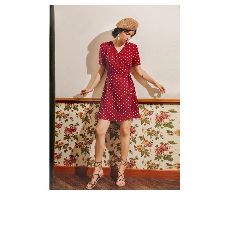 Villy Dress - Đầm bi đỏ