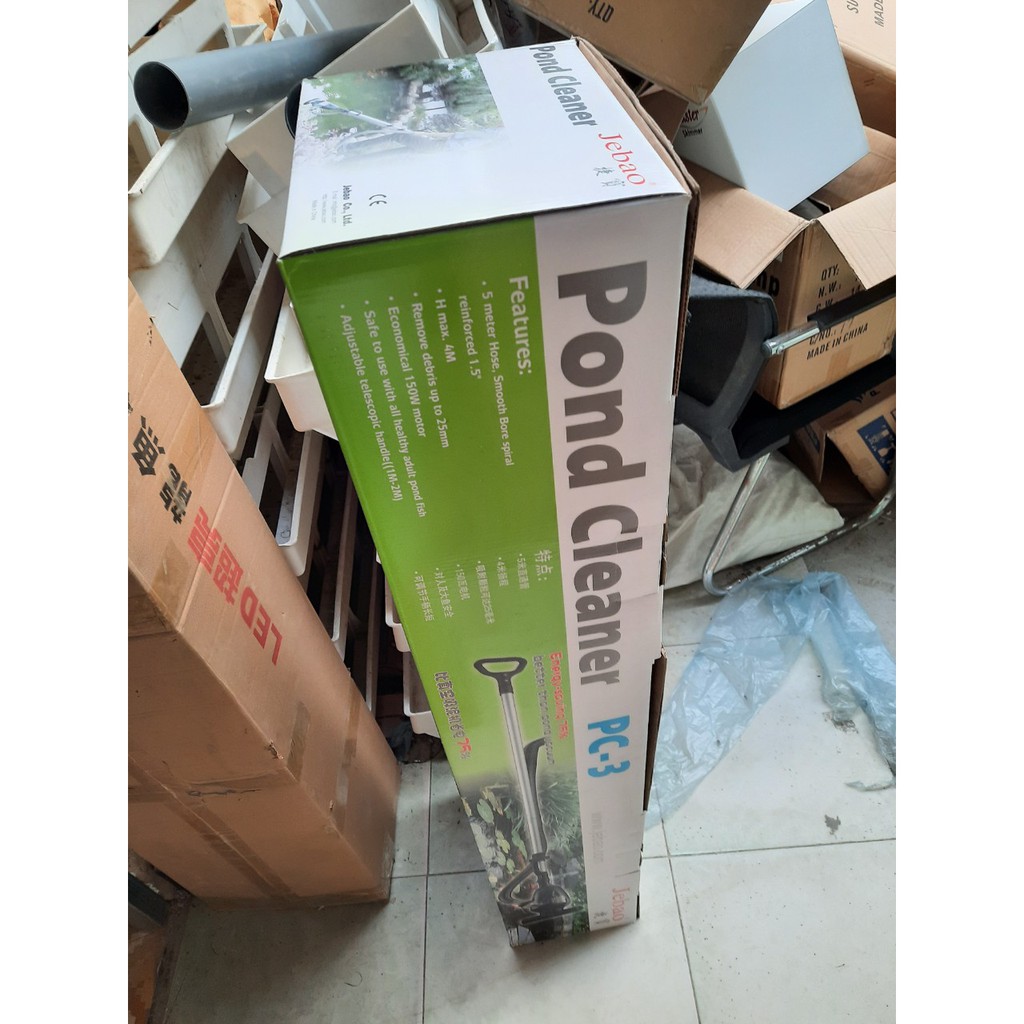 Máy Hút Đáy Vệ Sinh Bể Bơi, Hồ Cá Koi Jebao PC-3