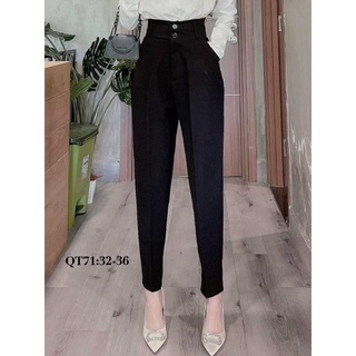 Quần tây Baggy lưng cao 2 khuy