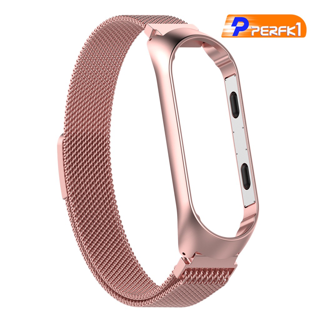 Dây Đeo Thay Thế Cho Đồng Hồ Thông Minh Xiaomi Band 3 4 Bằng Kim Loại