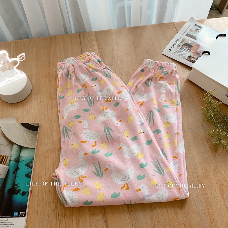 Quần ngủ cotton hoạt hình