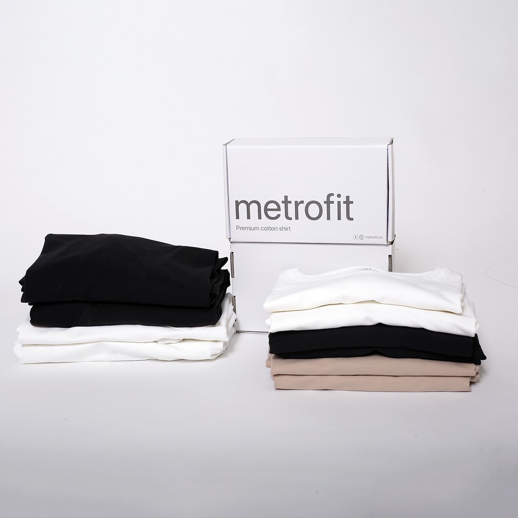 Áo Thun Nữ Đen Cotton SUPIMA Mềm Mát, Màu Trơn, Co Giãn, Phông Form Ôm Nhẹ Tập Gym Thể Thao Mặc Nhà Đi Làm METROFIT | BigBuy360 - bigbuy360.vn