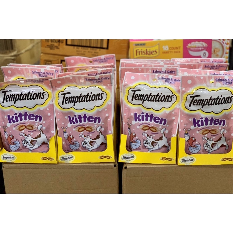 🇺🇸25 FLAVORS TEMPTATIONS Cat Treats Bánh Thưởng Cho Mèo Hàng Nhập Mỹ 70g-85g