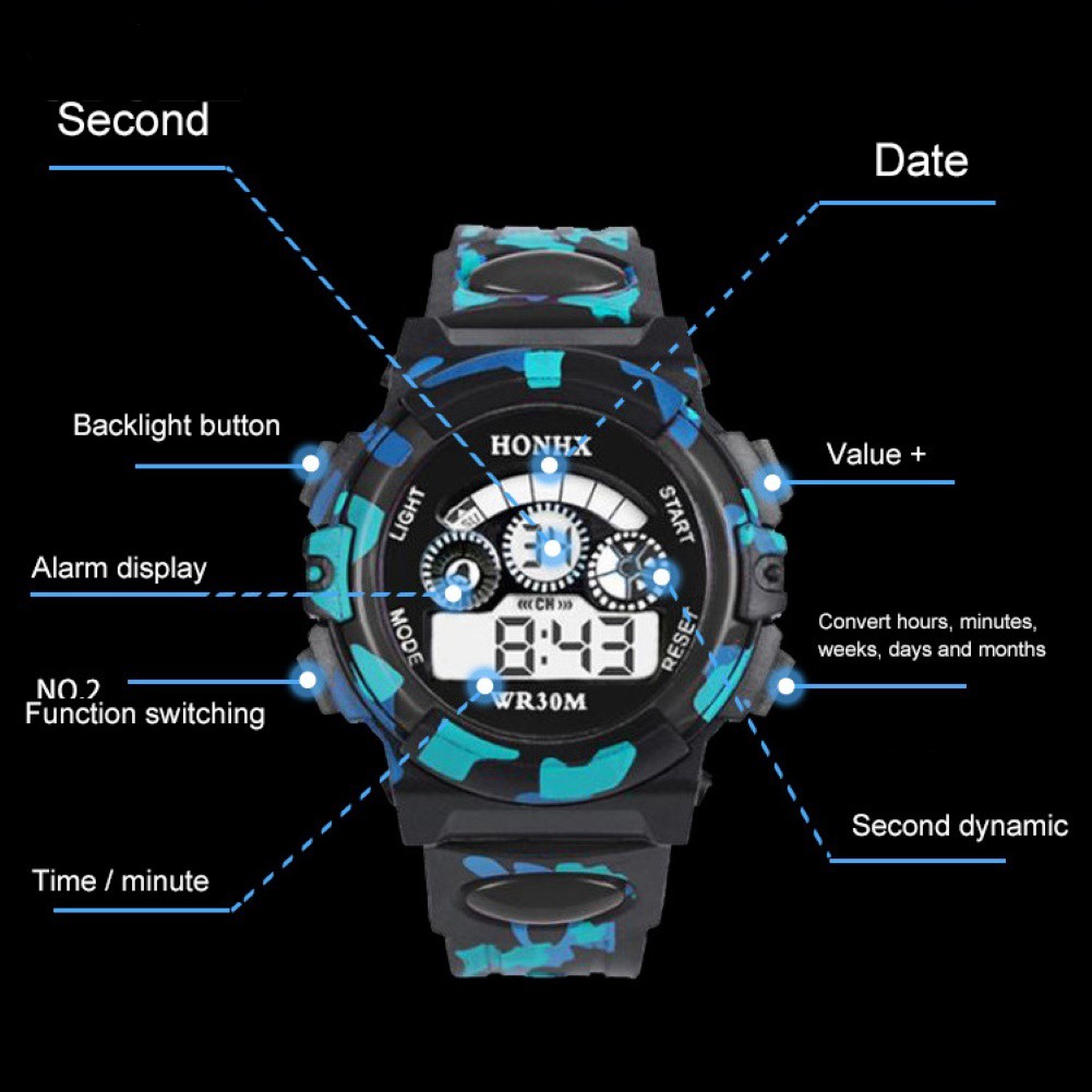 Đồng hồ báo thức điện tử có lịch ngày | BigBuy360 - bigbuy360.vn
