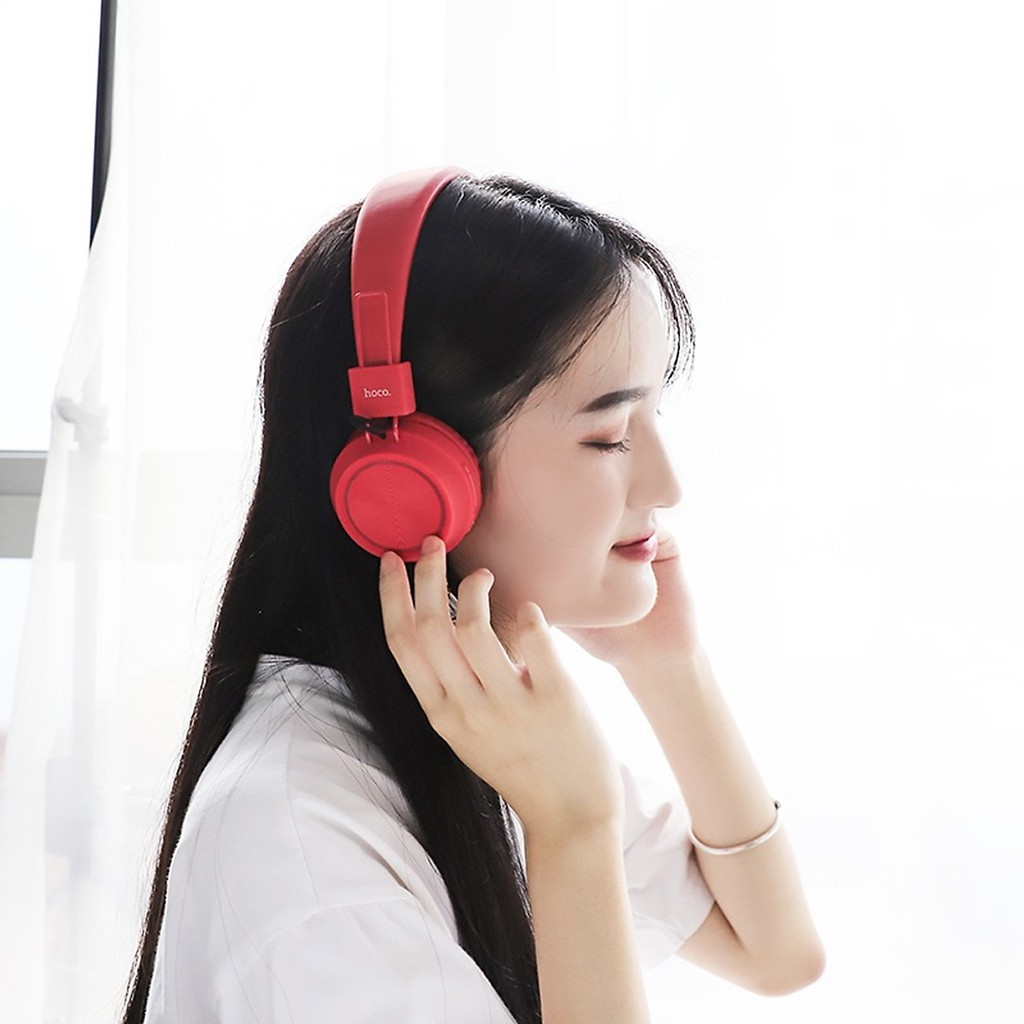 Tai nghe chụp tai bluetooth 5.0 Hoco W25 Over ear HeadPhone - tai nghe không dây thể thao siêu bass - vienthonghn