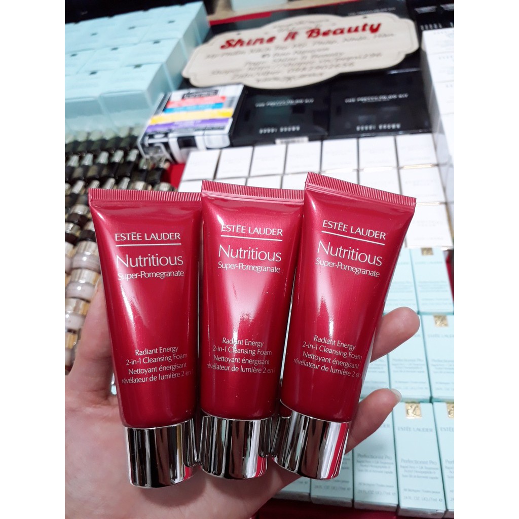 Sữa rửa mặt Lựu đỏ Estee Lauder Nutritious Super Pomegranate