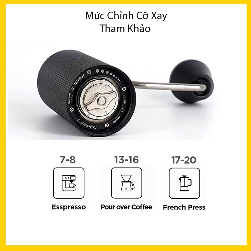 Cối xay cà phê Timemore C3  | Bảo hành 1 năm