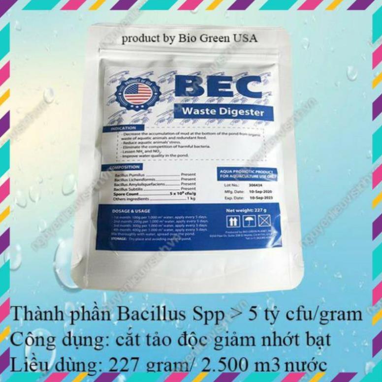 Vi sinh nuôi tôm cắt tảo chống nhớt bạt sạch nước, sạch bạt, giảm nhớt gói 227g