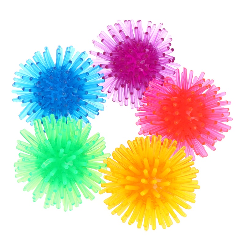 Set 5 quả bóng gai mềm đồ chơi nhiều màu sắc cho mèo cưng