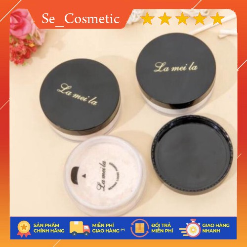 Phấn phủ kiềm dầu Lameila dạng bột siêu mịn màu tự nhiên 6g phấn trang điểm | BigBuy360 - bigbuy360.vn